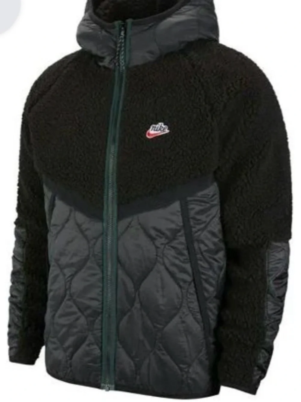 Nike - Sportswear Heritage Colorblock Stay Warm hooded Tops Jacket Black